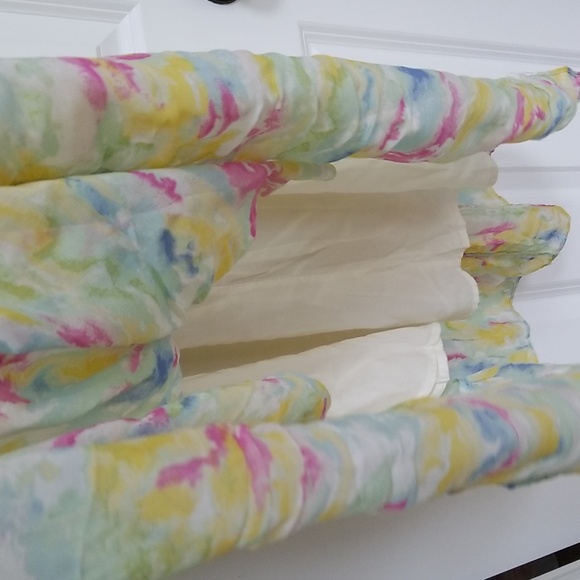 Anthropologie Voile Watercolor Midi Maxi Dress - Picture 8 of 11